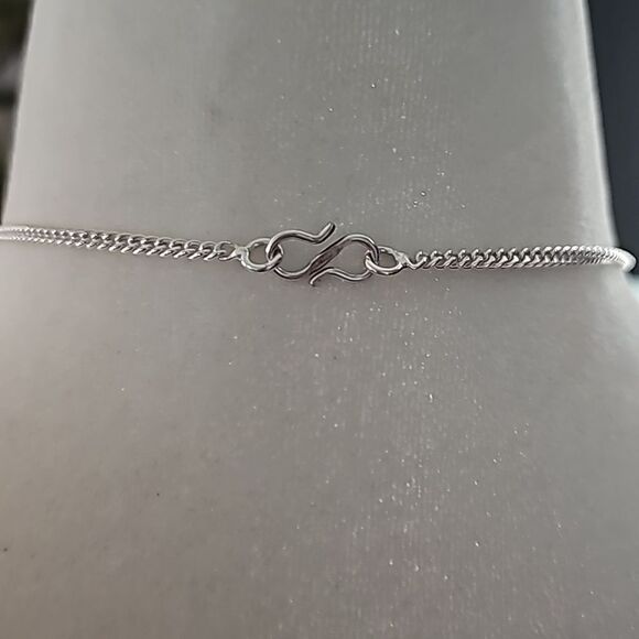 Amethyst Agate Stone Necklace 18" - Picture 4 of 7